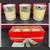 Warm Amber And Cranberry Scented Christmas Votive Candle Set. 1 thumbnail