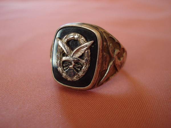 Original German Luftwaffe Silber Ring from ww2 1