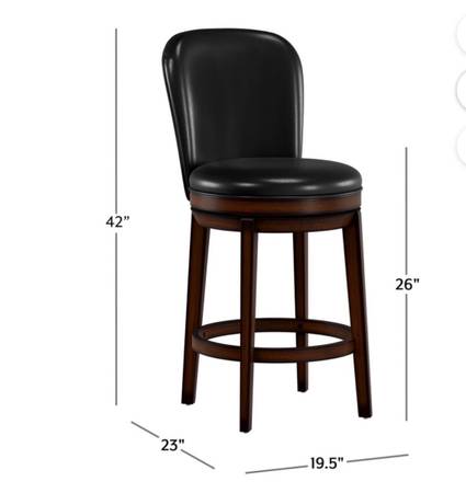 4 Counter height stools 1