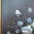 White Flowers Artwork on Gold Gilt Frame, Signed 4 thumbnail