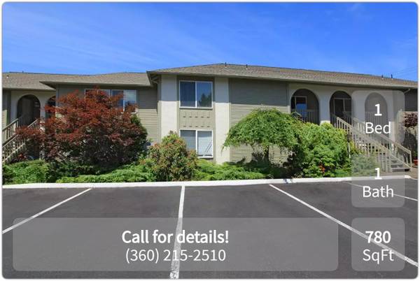 Quality 1 bed, 1 bath with the amenities you desire! 780 Sq Feet! 1