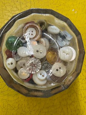 Antique tiny buttons .25  inch or smaller-old 1