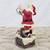 /// VTG SANTA w/LIGHTS MUSICAL FIGURINE /// 2 thumbnail