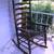 VINTAGE Ladder Back Wood ROCKING CHAIR Indoor Outdoor Cracker Barrel 1 thumbnail