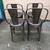 4 High end Restoration Hardware Steel indoor outdoor stools Chairs 4 thumbnail