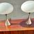 ORIGINAL Mid Century Laurel  Mushroom Table Lamps Bill Curry 10 thumbnail