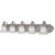NEW Satin Nickel 5 Lamp Vanity Light Strip 1 thumbnail
