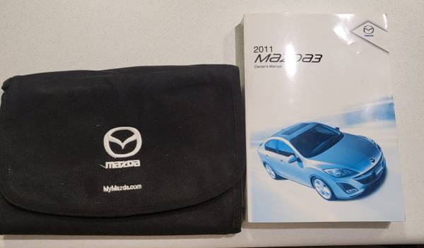 2011 Mazda 3 owners manual/ case 1