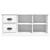 vidaXL TV Cabinet White Engineered wood - TV Cabinet..! 6 thumbnail