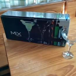Lot 4 Mix By Home Essentials Clear Margarita Glass 1