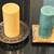 🕯️Vintage Candle Dishes/Plates, 5” Round Copper 4” Square Ceramic (new) 1 thumbnail