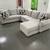 Free Delivery - Modern Light Grey Sectional Set 10 thumbnail