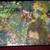 ANTIQUE TABLE Tray Art Work On Top Wolf Mask Cocktail Glass Vintage 17 thumbnail