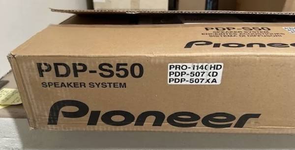 Pioneer PDP-S50 TV Side Speakers for PRO-1140-HD; PDP-507XD; PDP-507X - $30 (san jose south)634714797989131219