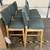 Set of 6 Article Nosh Counter Stools - Oak And Ratine Green 2 thumbnail