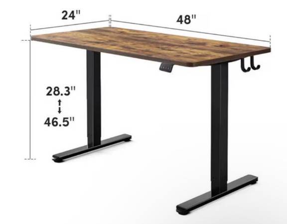 Electric Standing Desk - very good condition - like new 1