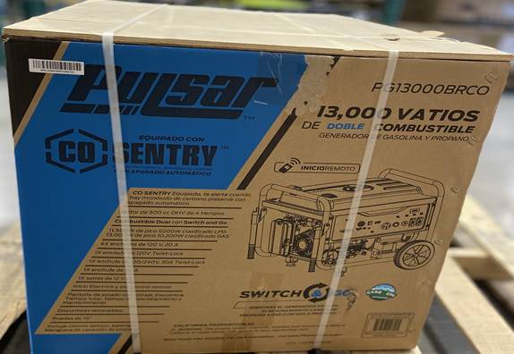 13000 watt Duel Fuel Remote Control Generator 1