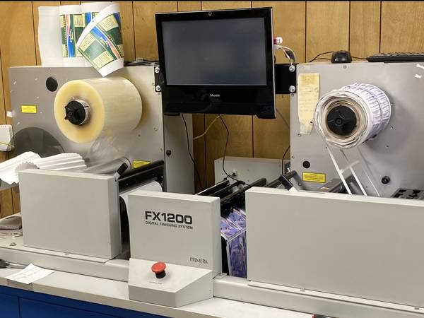 FX 1200 Label Finishing System 1
