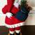 🎅NEW VINTAGE 17" Old fashioned Santa Claus Doll figure bear wood base 3 thumbnail