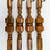 Table Legs Vintage Antique 29 " Mid Century Turned and Reeded 5 thumbnail