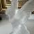 Fristed Finish Glass Art Deco Style Inspired Angel Candle Holder 5 thumbnail