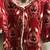 Vintage Culinane Cardigan Sweater_Red with Blue-white accents  3/4 puf 6 thumbnail