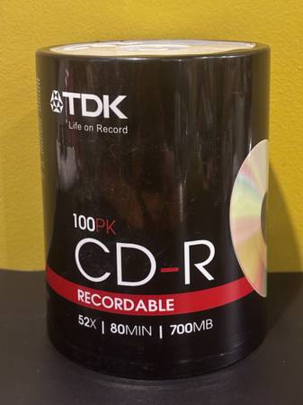 TDK 100 CD-R Spindle 1