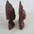 Vintage Klungkung Bali Indonesian Hand Carved Wooden Man & Woman Busts 4 thumbnail