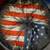Spare tire cover of American flag flower 1 thumbnail