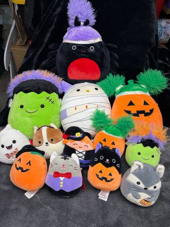Bundle of 13 Halloween Squishmallows in excellent shape! 1