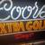 COORS EXTRA GOLD DRAFT BEER BAR LAMP WORKS !! HANGING LIGHT 2 thumbnail