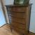 Antique solid oak chest of drawers 5 thumbnail