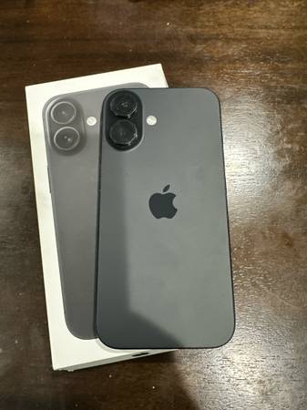 APPLE IPHONE 16 BLACK CARRIER UNLOCKED 1