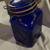 VINTAGE "CASADIS MILANO" COBALT BLUE GLASS FARM PRODUCTS HINGED JAR 1 thumbnail