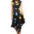 Equipment Femme Samantha Floral Midi Dress asymmetric size 12 black b 3 thumbnail