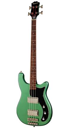 Epiphone Embassy Bass in Wanderlust Green Metallic w/hard shell case 1