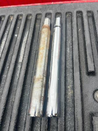 (2) bicycle seat post different diameters bike seatpost bmx beach cruiser mtb mo 1