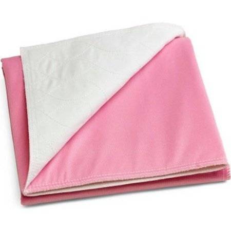 Pink Cloth Bed Pads Waterproof Washable & Reusable 1