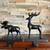 Heavy Bronze Metal Stocking Holders 1 thumbnail