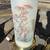 (2) Vintage Asian influence reverse painted satin glass lamps A228 7 thumbnail