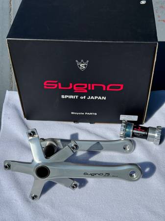 Sugino 75 DD direct drive 170mm crank arms & bottom bracket