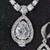 .. GIVENCY Elegant Jewelry Set Crystal Earrings and Necklace 4 thumbnail
