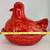 RARE RED HEN ON NEST CERAMIC CHICKEN SERVING DISH 2 thumbnail