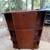 Antique Bar Cabinet With Open face Bookcases on Sides 1 thumbnail