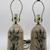 Pair of Bedside Mid Century Stoneware Art Lamps 1 thumbnail