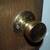 DOOR Closet Cupboard Entrance w Gold Doorknob and Hinges 10 thumbnail