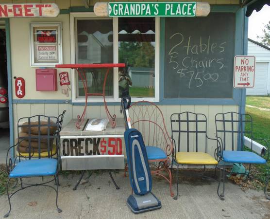 2 TABLES & FIVE CHAIRS 1