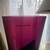 Magenta Glass Tapered Vase - Limited Edition - Made in Poland 3 thumbnail