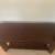 Free to pick up Heavy Dark Wood TV Stand Conole 3 Shelf Unit Furniture 4 thumbnail