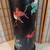 Vintage Round Chinoiserie Lacquered Pedestal Decorated with Birds. 9 thumbnail